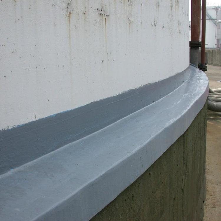 Completed storage tank chime edge protection system