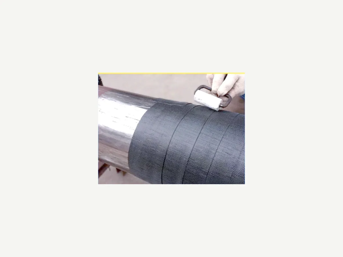 Polypropylene Fiber-Reinforced Anti-Corrosion Tape application view